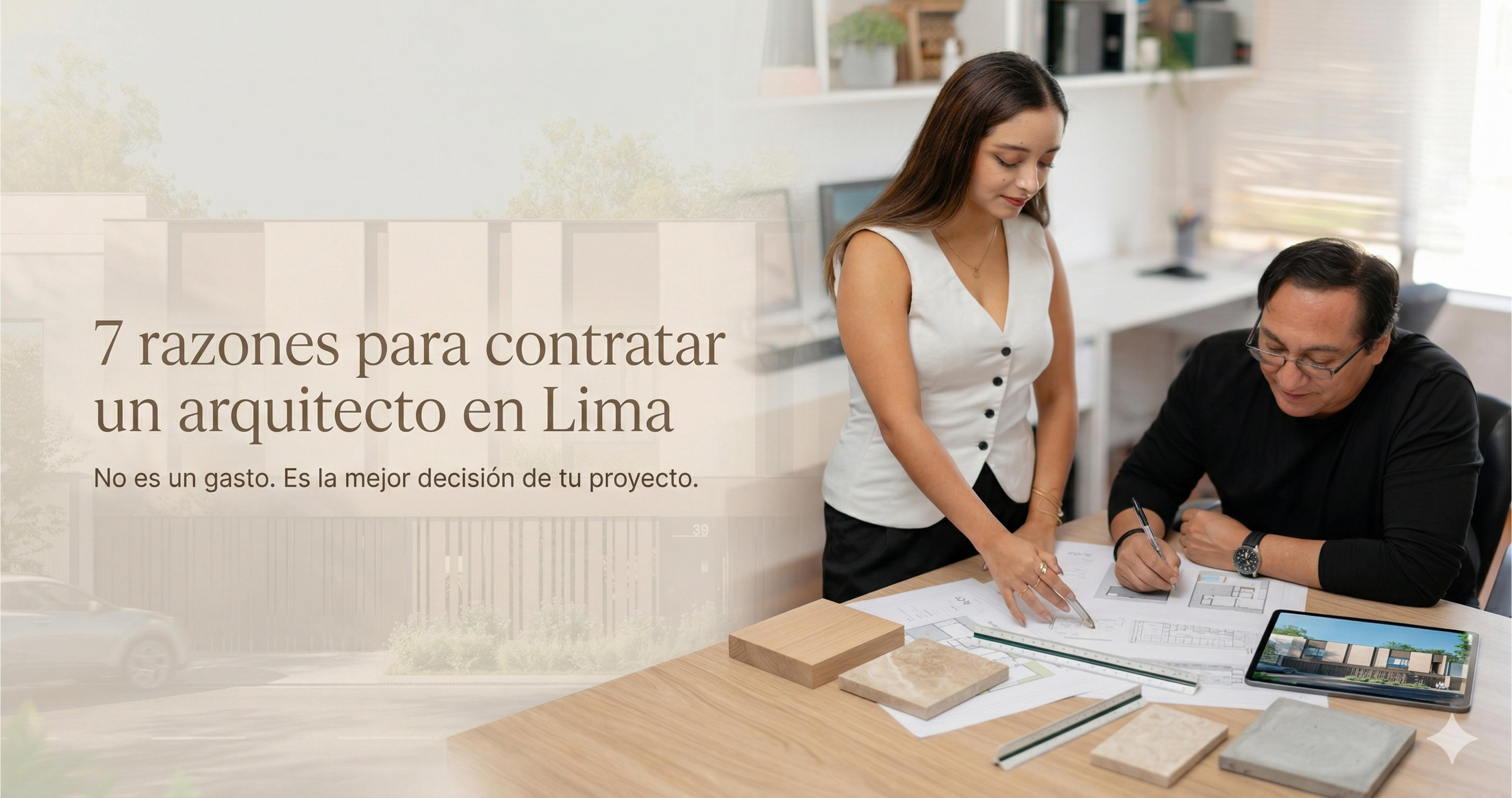 7 razones para contratar a un arquitecto